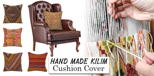 Hand Woven Kilim Cushion Cover