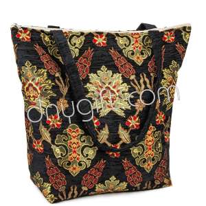 Authentic Turkish Kilim Designed Beach Arm Bag 2214-0406
