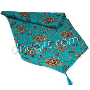 40x180 Turkish Luxury Patterned Turquois Runner 2214