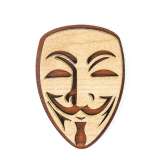 Wooden Mask Fridge Magnet