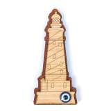 Wooden Lighthouse Fridge Magnet