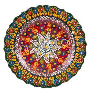 25 Cm Turkish-Ottoman Ceramic Plate