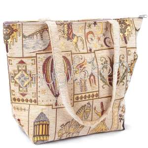 Authentic Turkish Kilim Designed Beach Arm Bag 1254-0401
