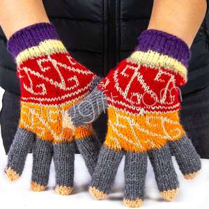 Hand Knitted Woolen Glove