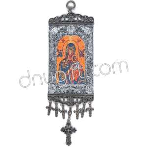 10 Cm Woven Religious Tapestry Wall Hanging Orthodox Catholic Icon 76