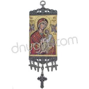 10 Cm Woven Religious Tapestry Wall Hanging Orthodox Catholic Icon 77