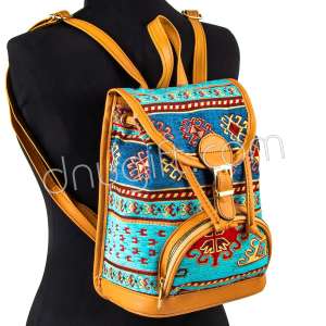 Jade Model Turkish Traditional Patterned Back Pack In Small Size 2244-0403