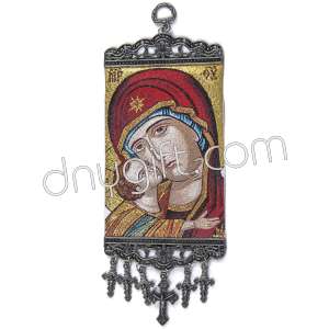 10 Cm Woven Religious Tapestry Wall Hanging Orthodox Catholic Icon 81
