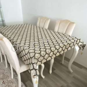 140x200 Turkish Kilim Table Cloth Cream