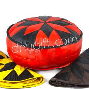 Tukish Leather Pouf