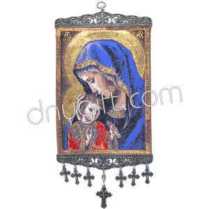 32 Cm Woven Religious Tapestry Wall Hanging Orthodox Catholic Icon 34