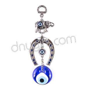 Horse Shoe Turkish Evil Eyes Beaded Wall Hanging Ornament