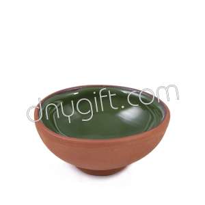 8 Cm Avanos Clay Pottery Bowl Green 04