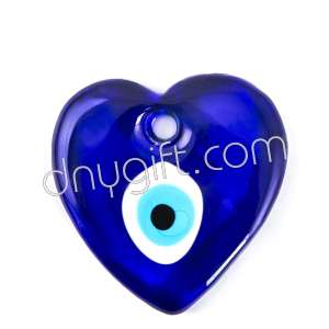Turkish Designed Evil Eye In Heart Shape