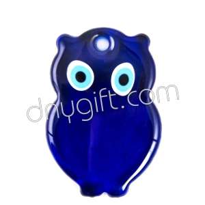 Turkish Designed Evil Eye In Owl Shape