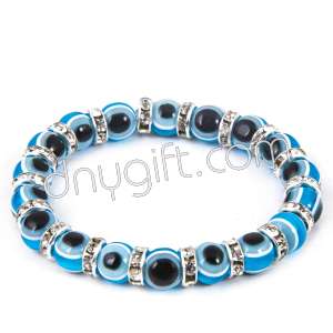 Blue Eye Beaded Turkish Bracelet 