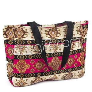 Double Pocketed Tapestry Turkish Beach Bag