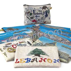 Woven Pictorial Wallet