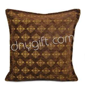 45x45 Brown Turkish Cushion Cover