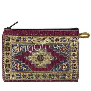 Kilim Desenli Dokuma Cüzdan 378