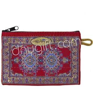 Kilim Desenli Dokuma Cüzdan 379