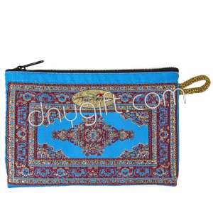 Kilim Desenli Dokuma Cüzdan 382