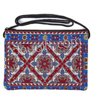 Woven Traditional Turkish Designed Passport Case With Zipper