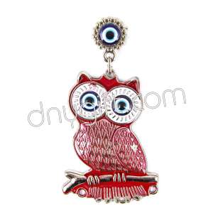 Turkish Design Metal Owl Shaped Fridge Magnets
