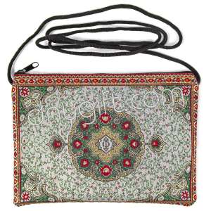 Woven Traditional Turkish Designed Passport Case With Zipper