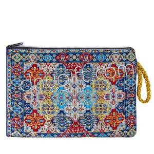 Woven Traditional Turkish Designed Passport Case With Zipper