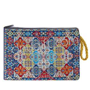 Woven Traditional Turkish Designed Passport Case With Zipper