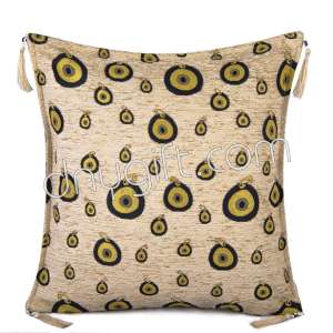 45x45 Evil Eye Amulet Designed Turkish Cushion Cover