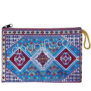 Woven Traditional Turkish Designed Passport Case With Zipper
