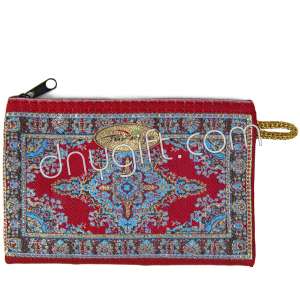 Kilim Desenli Dokuma Cüzdan 406