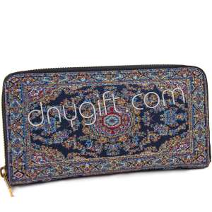 Turkish Patterned Women Woven Wallet Big Size