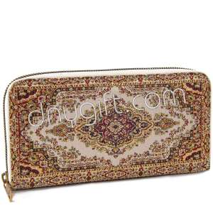 Turkish Patterned Women Woven Wallet Big Size