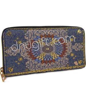 Turkish Patterned Women Woven Wallet Big Size