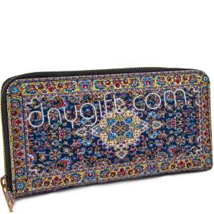 Turkish Patterned Women Woven Wallet Big Size