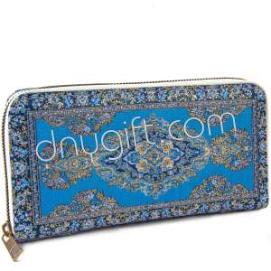 Turkish Patterned Women Woven Wallet Big Size