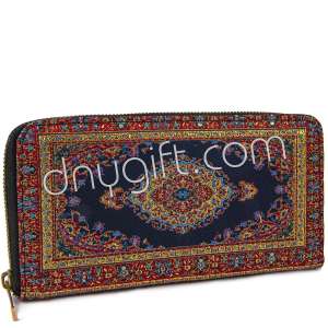 Turkish Patterned Women Woven Wallet Big Size