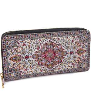 Turkish Patterned Women Woven Wallet Big Size