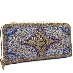 Turkish Patterned Women Woven Wallet Big Size