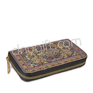 Turkish Patterned Women Woven Wallet Small Size
