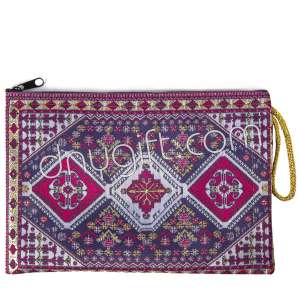 Woven Traditional Turkish Designed Passport Case With Zipper