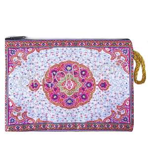 Woven Traditional Turkish Designed Passport Case With Zipper