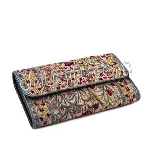 Turkish Patterned Women Woven Capped Wallet