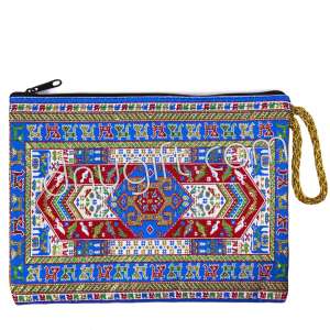 Woven Traditional Turkish Designed Passport Case With Zipper