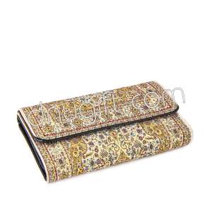 Turkish Patterned Women Woven Capped Wallet