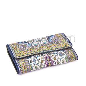 Turkish Patterned Women Woven Capped Wallet