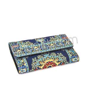 Turkish Patterned Women Woven Capped Wallet